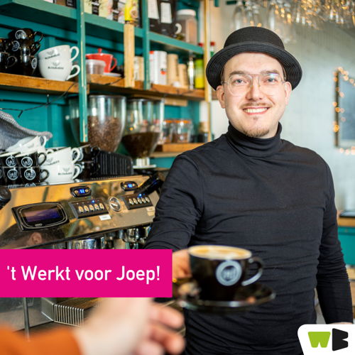 Een vast contract voor Barista Joep bij restaurant Tati