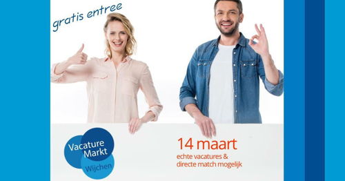 14 maart: Vacaturemarkt in Theater 't Mozaïek