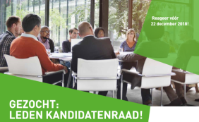 Gezocht: leden voor de kandidatenraad!