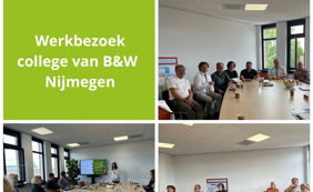 College van burgemeester en wethouders Nijmegen op bezoek