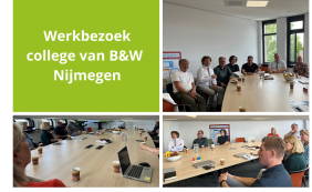 College van burgemeester en wethouders Nijmegen op bezoek