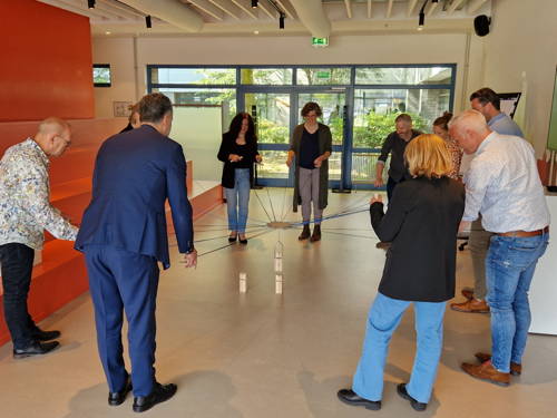 Wethouders op bezoek bij WerkBedrijf